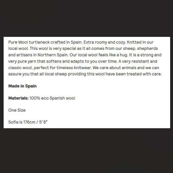 babaa jumper no17 black NWOT - Picture 10 of 10